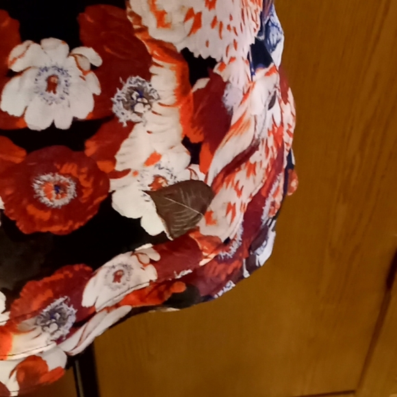 sam edelman layered sheer tank floral patterned - Picture 2 of 6